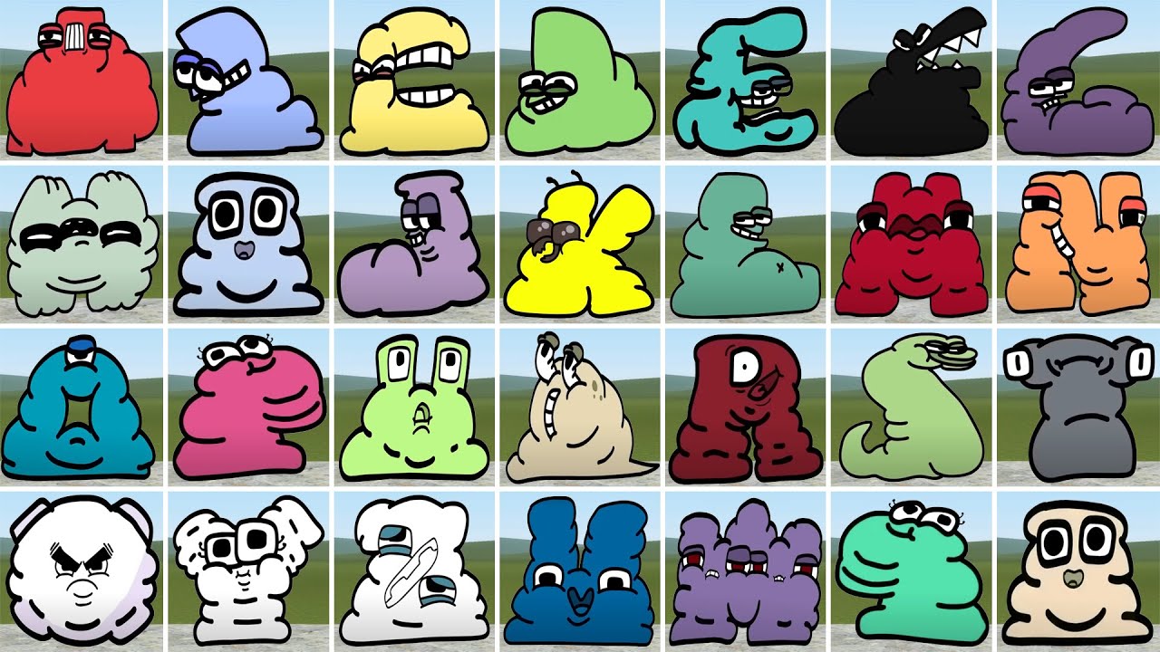 DESTROY ALL FAT 3D ALPHABET LORE FAMILY in Garry's Mod! - YouTube