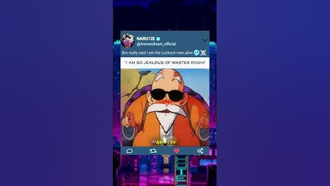 Luckiest man alive 🥶☠️ #shortsfeed #ytshorts #dbz #db #bulma #masterroshi #trending