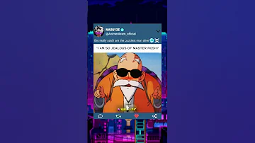 Luckiest Man Alive Shortsfeed Ytshorts Dbz Db Bulma Masterroshi Trending 