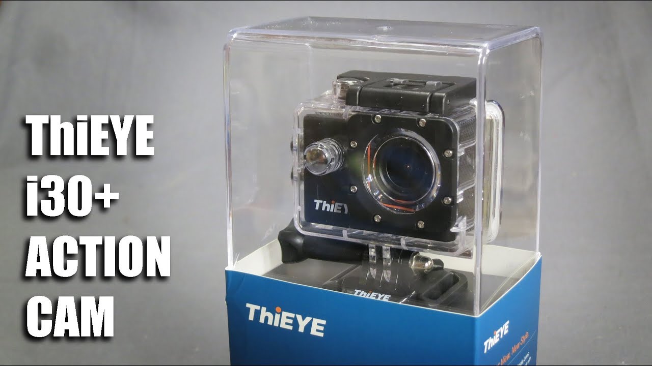 Caméra d'action 1 en 14-accessoires bundle avec hard eva case pour ThiEYE i30 wifi 