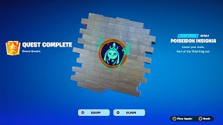 Here's HOW To Unlock The *NEW* Poseidon Insignia Spray! - Fortnite