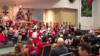 Trevor's Preschool Christmas Program