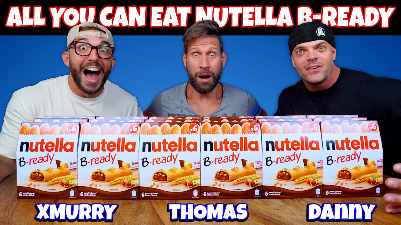ALL YOU CAN EAT NUTELLA B-READY CHALLENGE con @xMurryPwNz e @DANNY_LAZZARIN