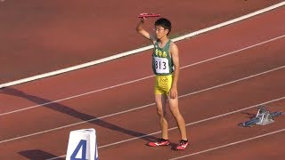 20170910 群馬県高校対抗陸上 男子2部1600mR 決勝