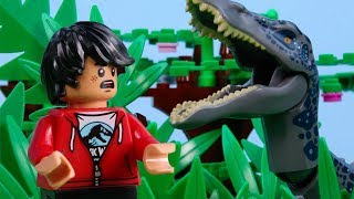 LEGO Jurassic World STOP MOTION LEGO Baryonyx Attack | LEGO Jurassic World | By Billy Bricks
