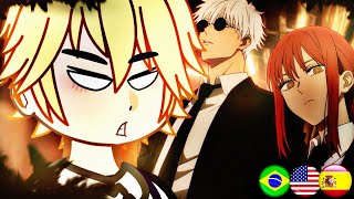 Chainsaw React To To Satoru Gojo As Makimas Boyfriend Gacha React