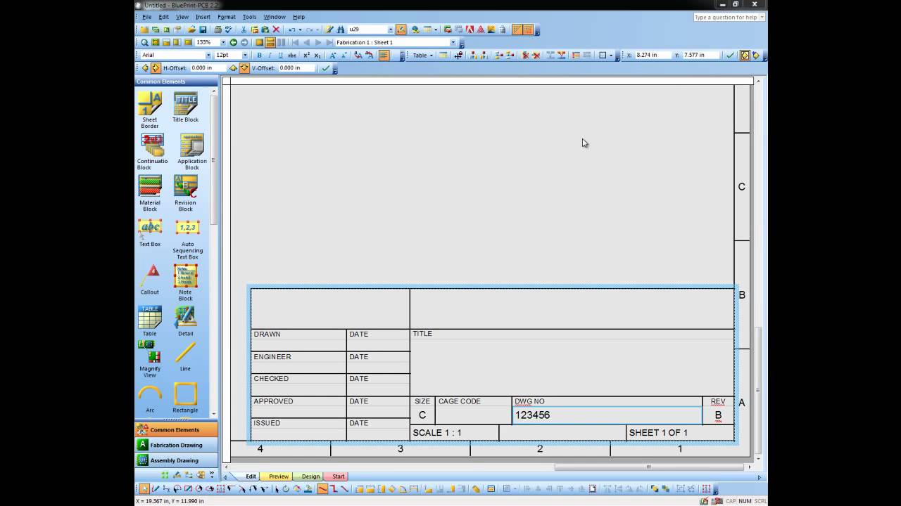 creating document templates in blueprint pcb youtube
