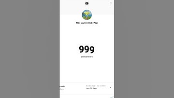 Live Subscribers count on my channel #short #shorts #viral #happy 1000 subscribers 🥰❤️ #mrsani