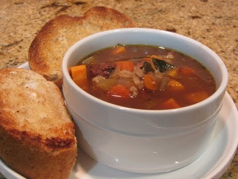 The Best Beef & Barley Soup