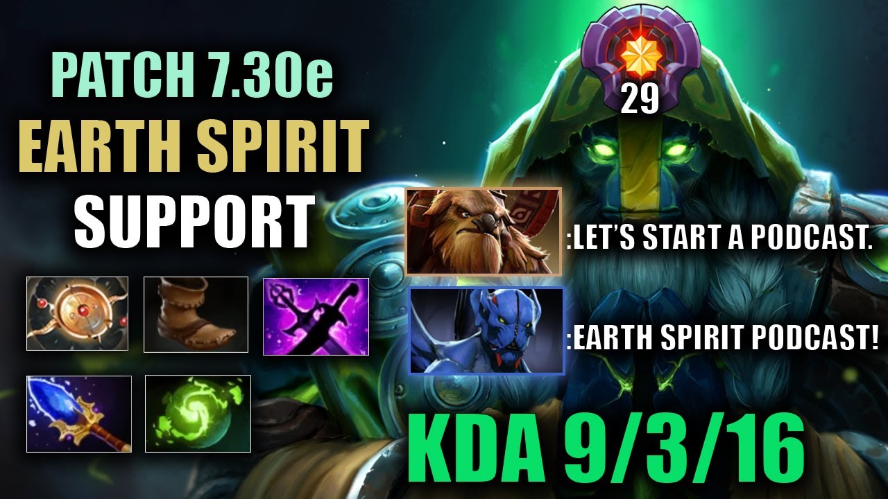 Hard Support Earth Spirit God! (FULL MATCH)
