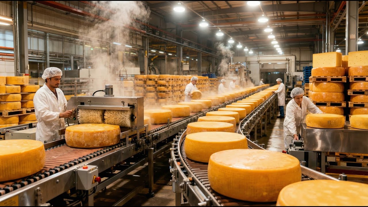 PEYNİR FABRİKASI: İNEK SÜTÜNDEN LÜKS PEYNİR NASIL YAPILIR ?  - (TÜM SÜREÇ)