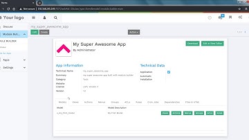 Flectra Module Builder Sneak Peek