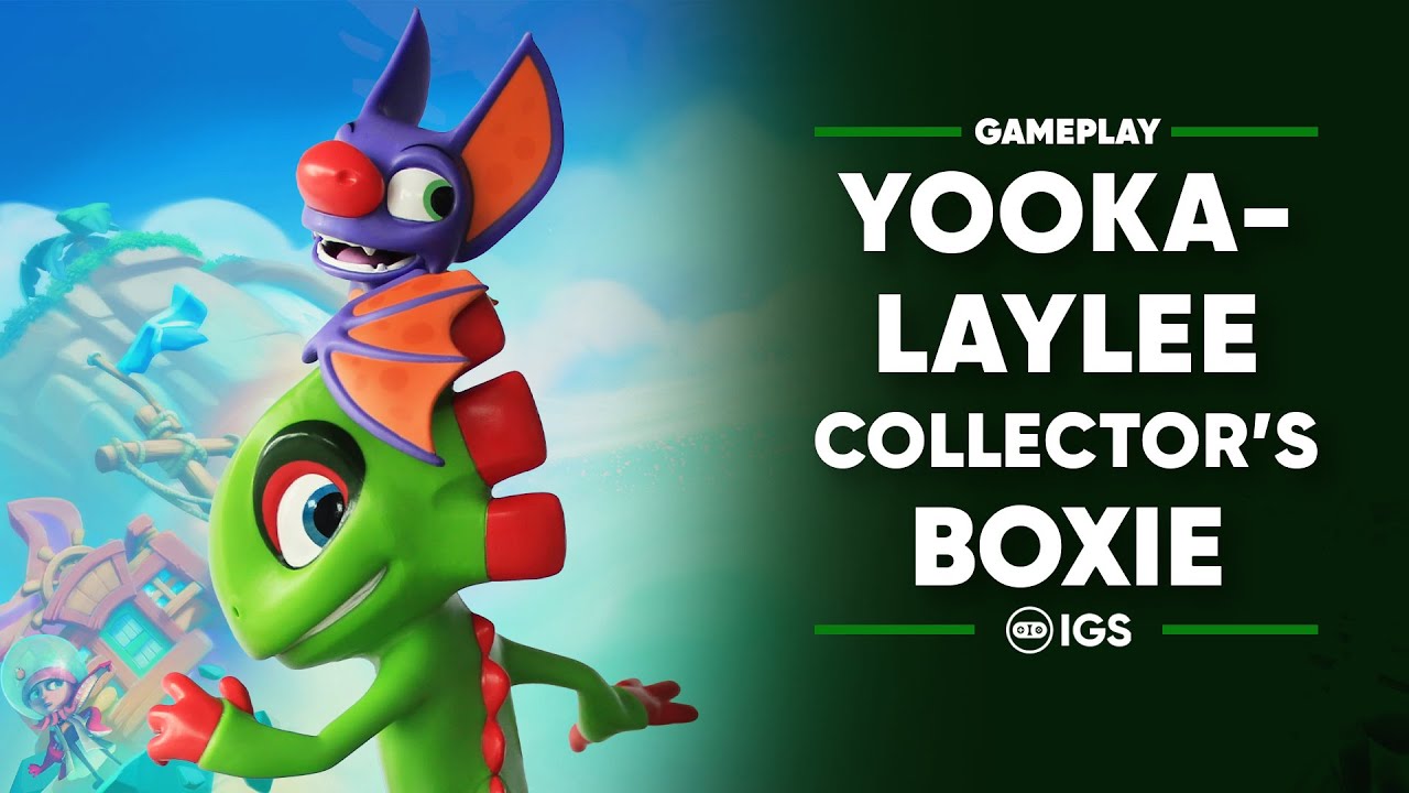 Yooka-Laylee Collector's Boxie Unboxing - YouTube