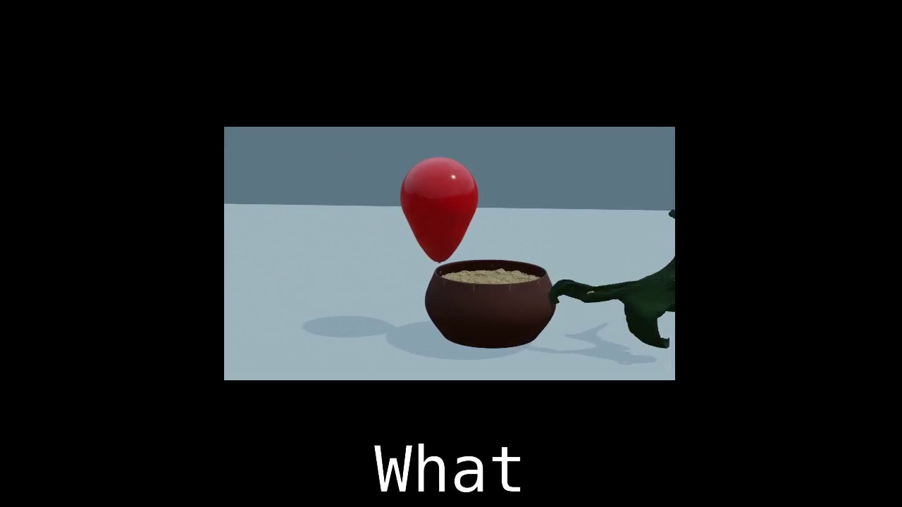 Balloon popping a cactus 