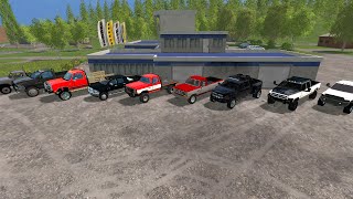 Farming Simulator 2015 Mods-  A Lot of Trucks (Dodge Only)