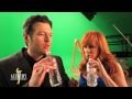 Behind the Scenes with Reba & Blake! CBS Promo Shoot for ACM Awards