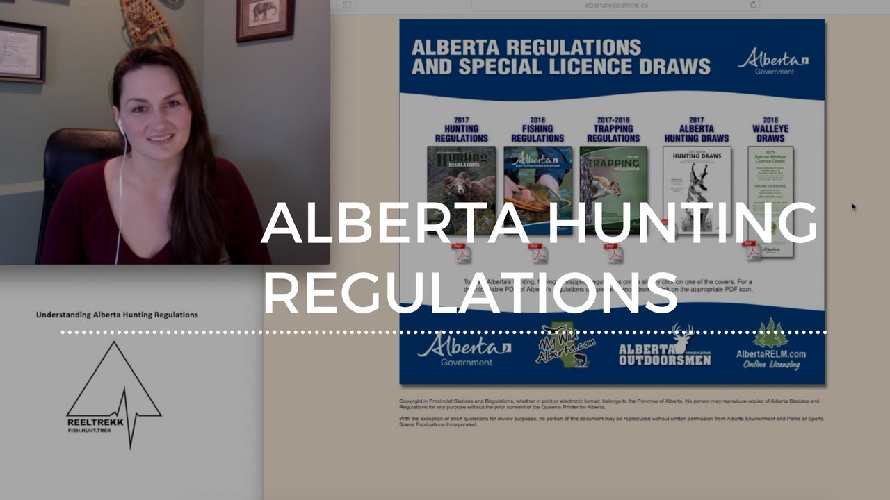 Before You Go Part 4 Alberta Hunting Regulations YouTube