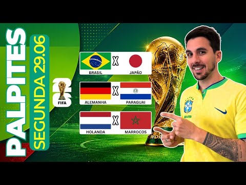 PALPITES DE FUTEBOL PARA HOJE 29 06 2026 (SEGUNDA-FEIRA)