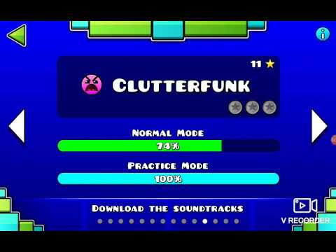 Clutterfunk 88% my best (geometry dash)