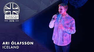 Ari Ólafsson - Our Choice - Iceland  | LIVE |  | 2018 London Eurovision Party