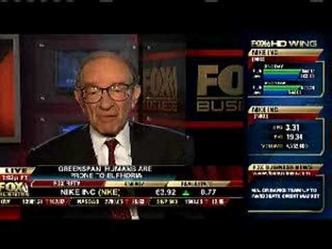 Alan Greenspan was a guest on the FOX Business Network today.