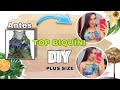 COMO FAZER TOP BIQUÍNI MODELO PLUS SIZE FÁCIL PARA SEIOS GRANDES - DIY