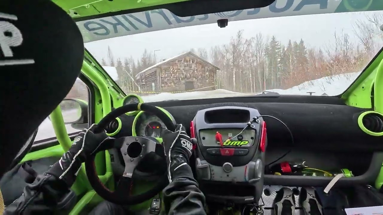 Mega-Ralli EK 2 28.2.2026 Vilho Mattila Juha Pölönen Toyota Aygo