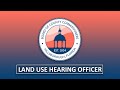 Land Use Hearing Officer - 02.27.23