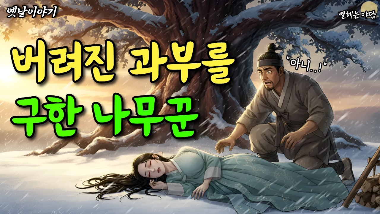 버려진 과부를 구한 가난한 나무꾼의 소름돋는 이유 | 야담·전설·민담·설화·옛날이야기·오디오북 |