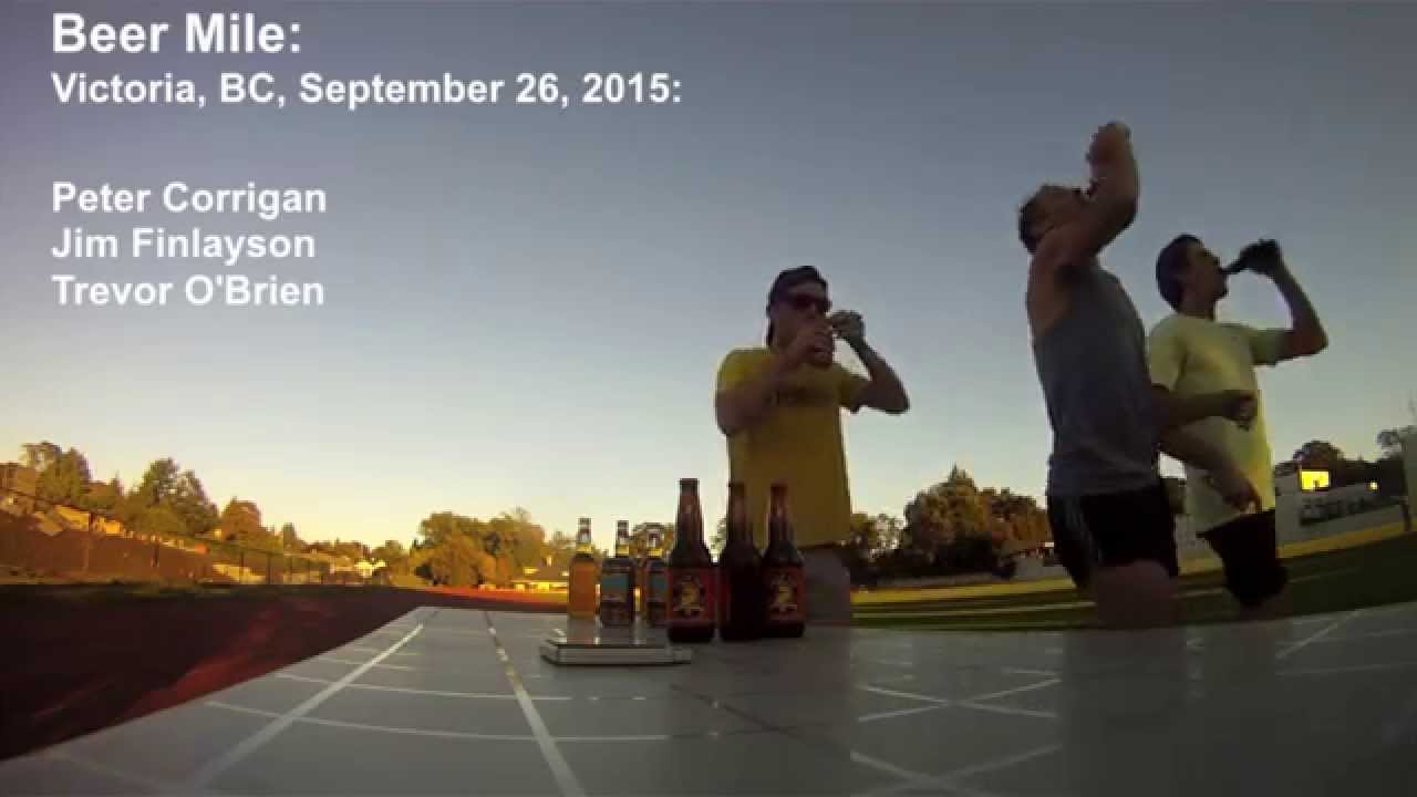 Jim Finlayson Beer Mile World Record YouTube