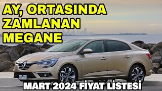 RENAULT MEGANE FİYAT LİSTESİ | AY ORTASINDA ZAMLANAN MEGANE | #megane