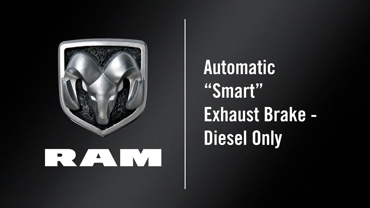 Automatic Smart Exhaust Brake Diesel Only How To 2021 Ram Heavy Duty Trucks YouTube