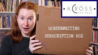 Screenwriter Subscription Box Unboxing & Review [Across the Page]