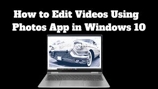 How to Edit Videos Using the Photos App in Windows 10 screenshot 5