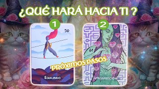 🧡 🔍 ¿Qué hará? Próximos pasos de tu persona hacia ti | Elige una carta lectura del tarot amor