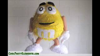 Custom Yellow M&M pinata order