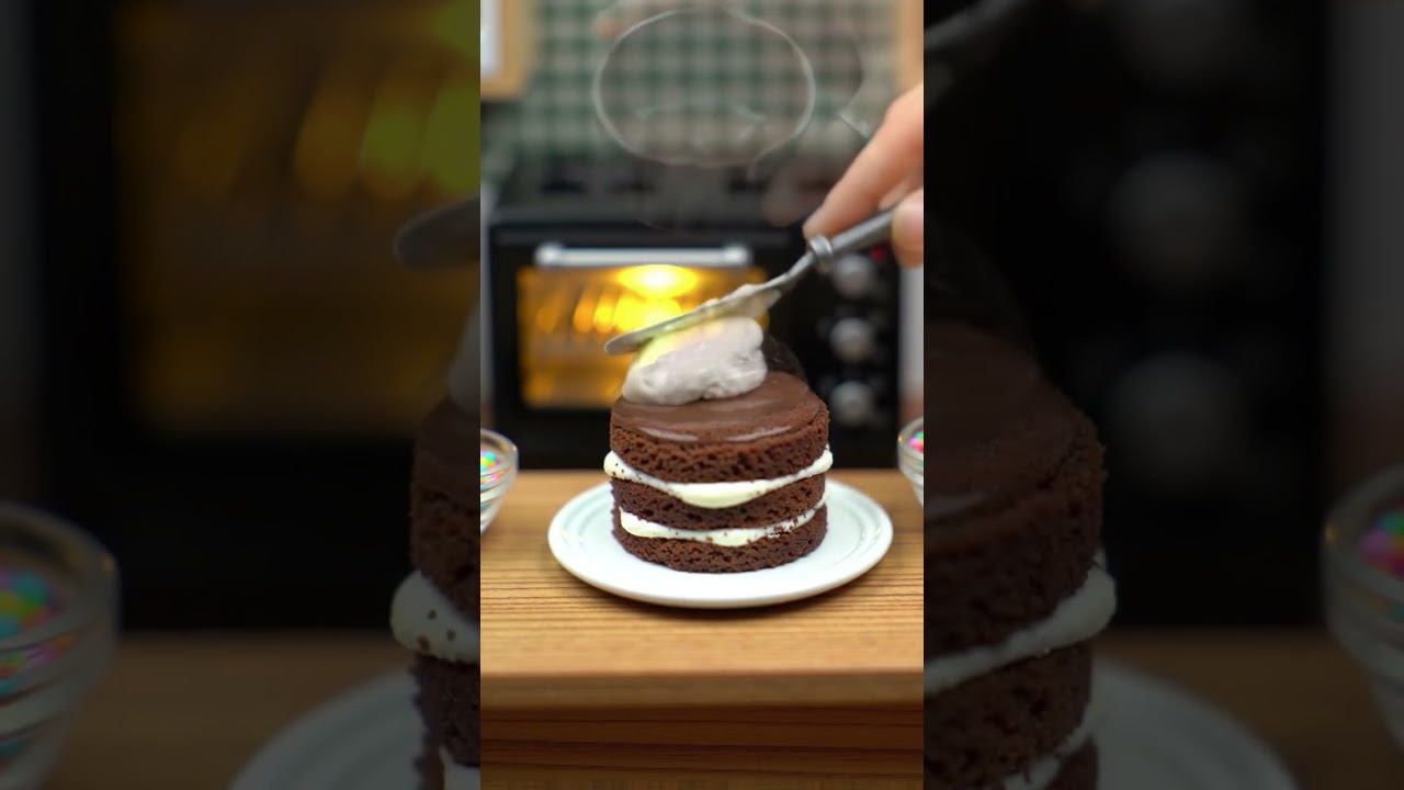 Cutest Mini Chocolate Cake You'll Ever See! 🎂