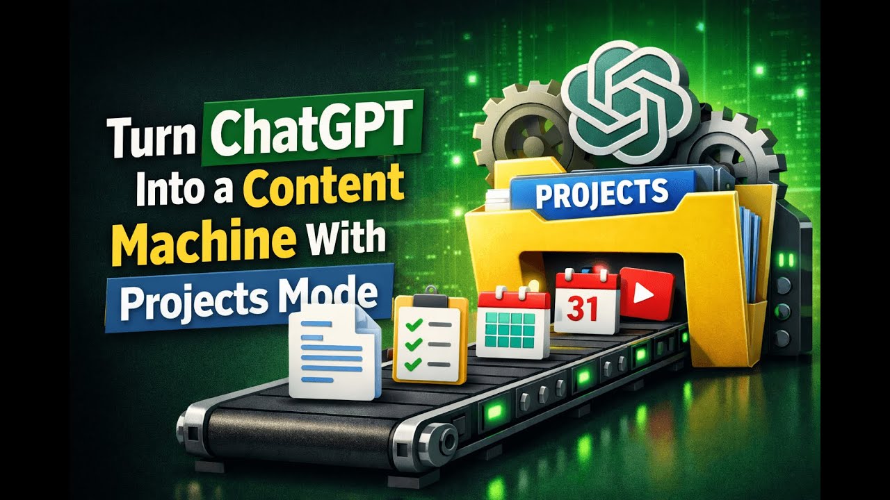 Turn ChatGPT Into a Content Machine With Projects Mode