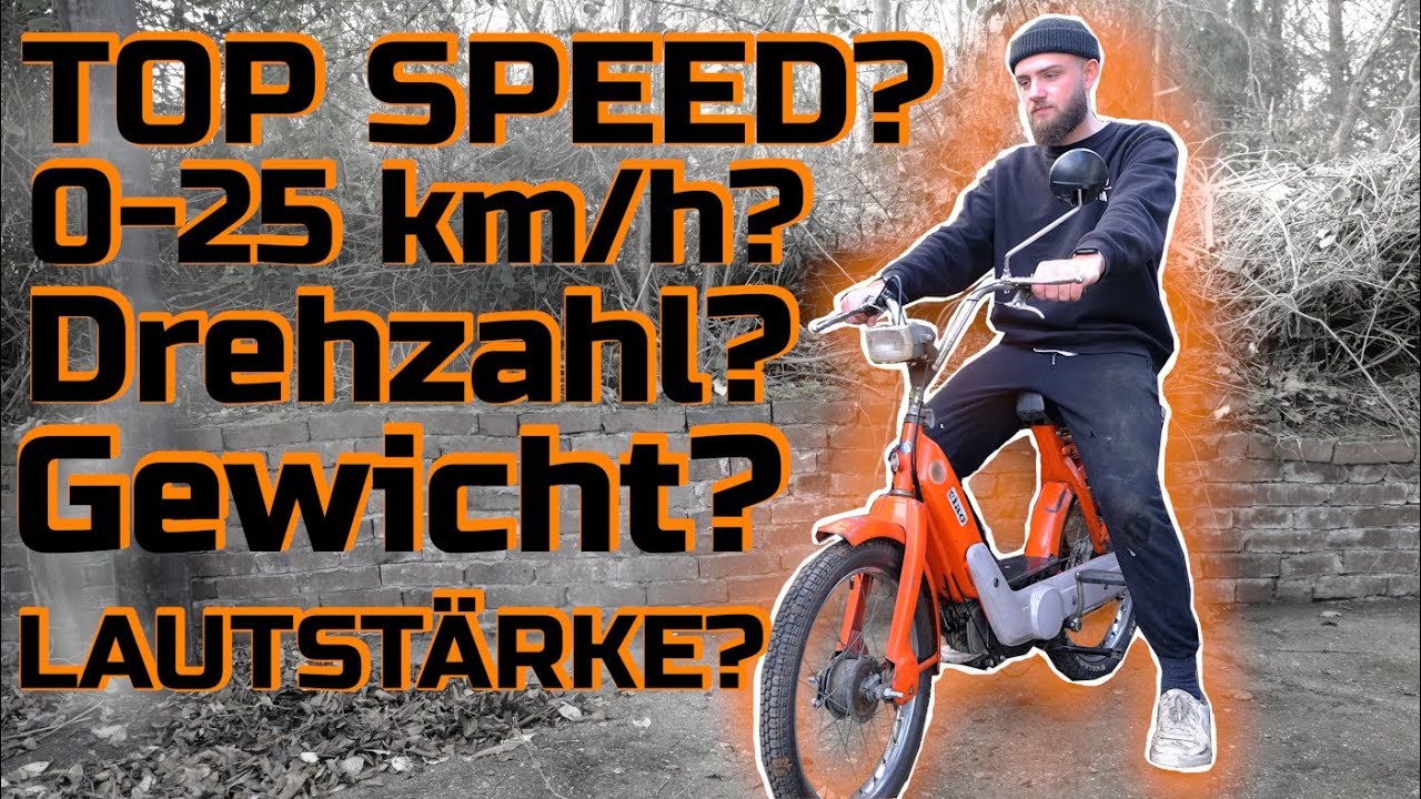 Was kann unsere tuning PIAGGIO CIAO? - [Mofa Quartett] - YouTube