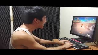 ANGRY KOREAN GAMER BREAKS ANOTHER COMPUTER!