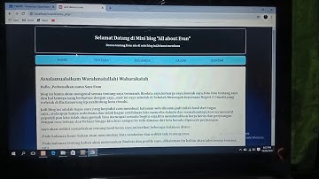 Tugas membuat Halaman Web dinamis di PHP