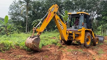 Jcb 3dx removing grass and cleaning plot #jcb #jcb3dx #jcbbackhoe #jcbvideo #jcbcartoon #jcbtractor