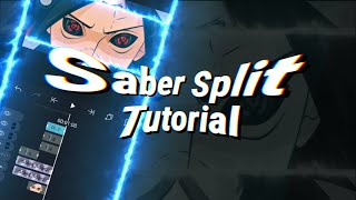 Saber Split Tutorial| Alight motion