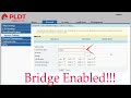 Enable PLDT Bridge (Fiber Home)