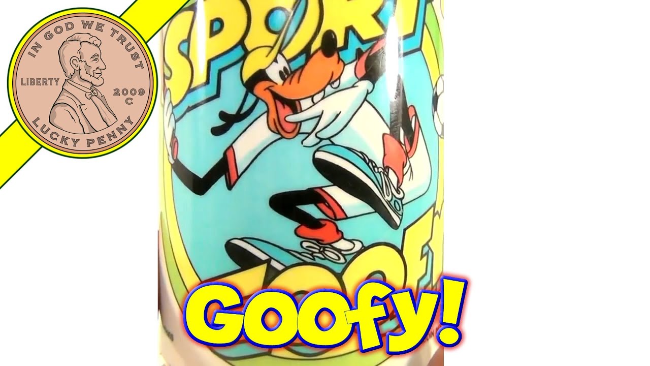 Aladdin Lunchbox Thermos Disney Goofy Playing Sports Soccer