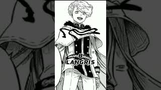 Black Clover strongest magic knights ranking #anime