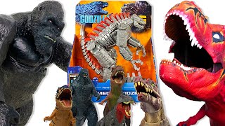 HUGE Dinosaur Toy Shorts Compilation Jurassic World Battles, Hauls, Godzilla Toy Unboxings & More
