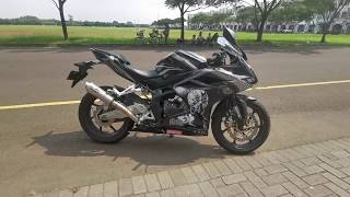 Suara Knalpot Proliner TR1 Stainless Long di Honda CBR250RR