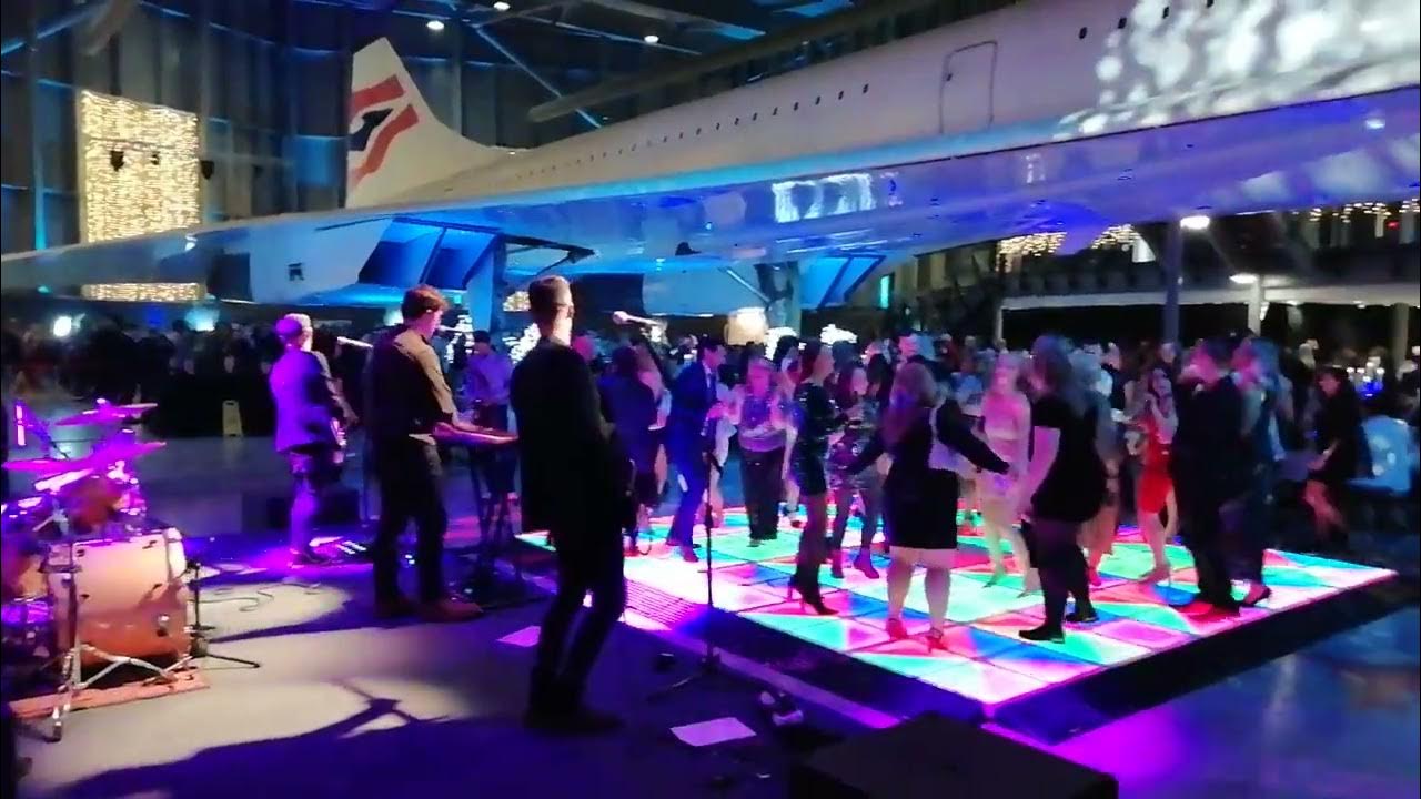 Aerospace Concorde Museum Christmas Party. Flashdancefloors goes