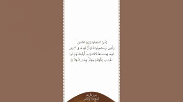 تلاوة في دقيقة | سورة الرعد | الآية ١٨ | الشيخ صلاح البدير
